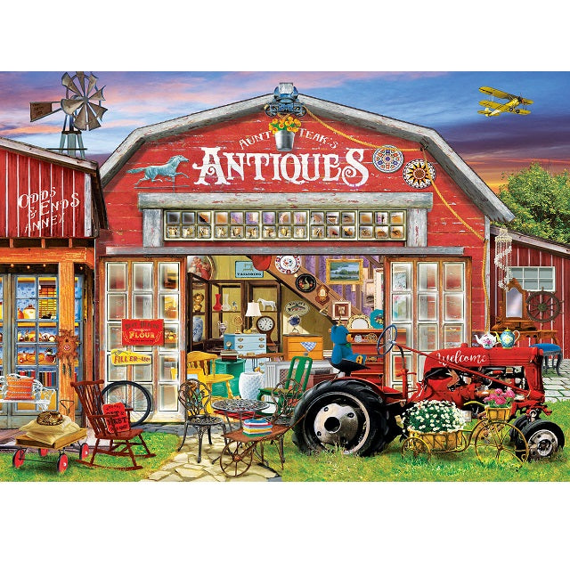 MasterPieces Seek & Find Antiques for Sale 1000 Piece Jigsaw Puzzle
