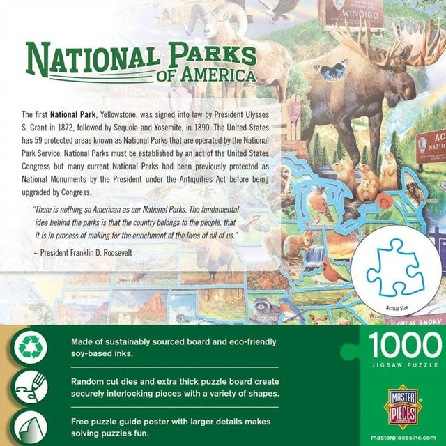 MasterPieces National Parks 1000 Piece Jigsaw Puzzle