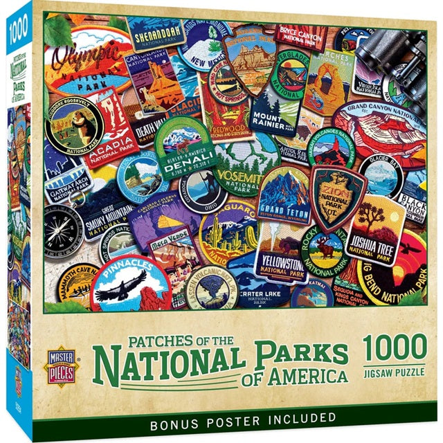 MasterPieces Patches of the National Parks 1000 Piece Puzzle