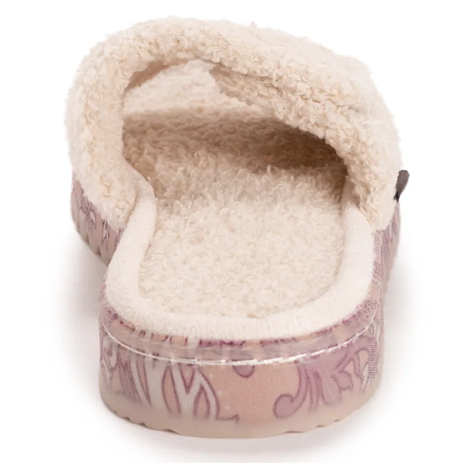 MUK LUKS Women's Acacia Slipper, Natural/Cream