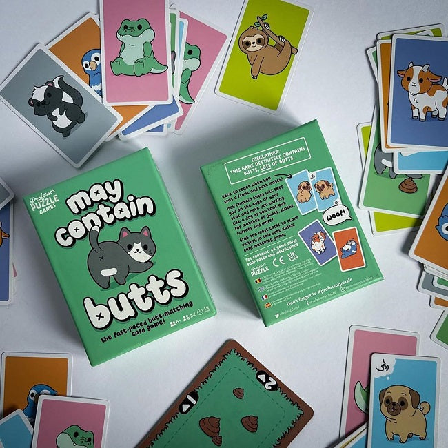 May Contain Butts Card Game by Professor Puzzle