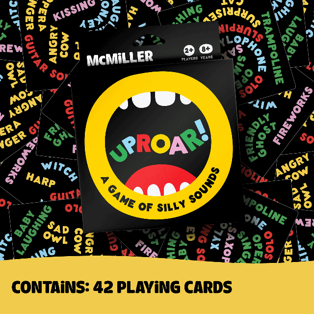 UpRoar! A Game of Silly Sounds Family Sound-Matching Card Game