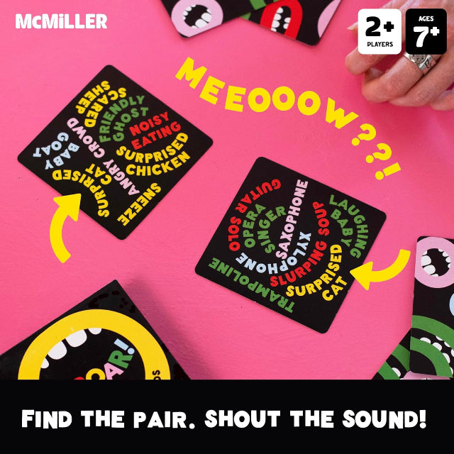 UpRoar! A Game of Silly Sounds Family Sound-Matching Card Game