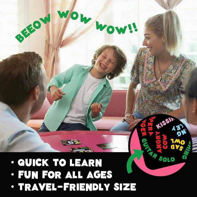 UpRoar! A Game of Silly Sounds Family Sound-Matching Card Game