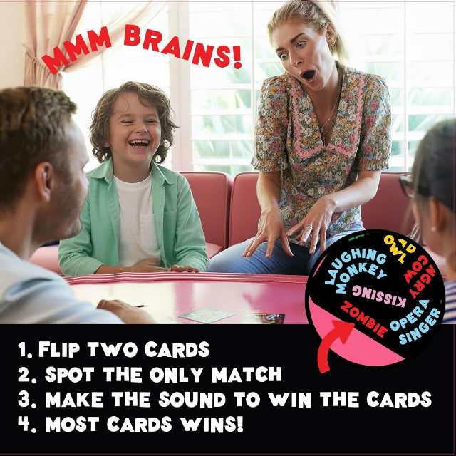 UpRoar! A Game of Silly Sounds Family Sound-Matching Card Game