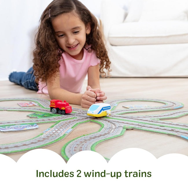 Melissa & Doug Design Your Own Railroad Floor Puzzle