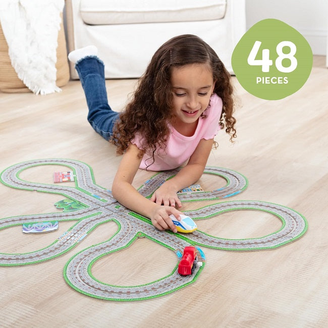 Melissa & Doug Design Your Own Railroad Floor Puzzle