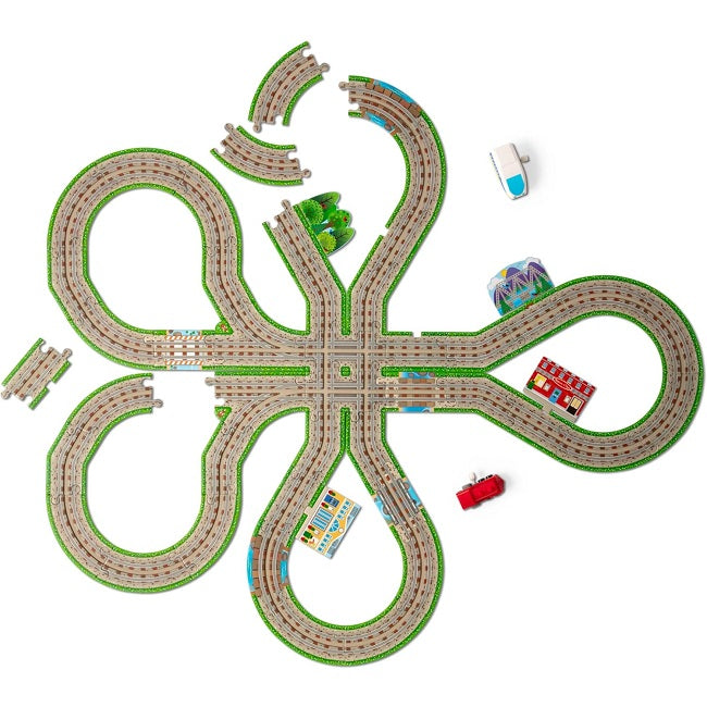 Melissa & Doug Design Your Own Railroad Floor Puzzle
