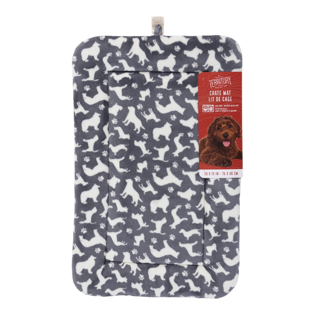 Dog Crate Mat Bed, Dogs Print