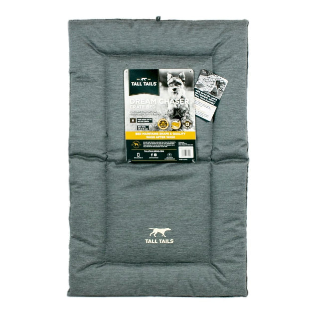 Dream Chaser Classic Dog Crate Mat Bed, Charcoal