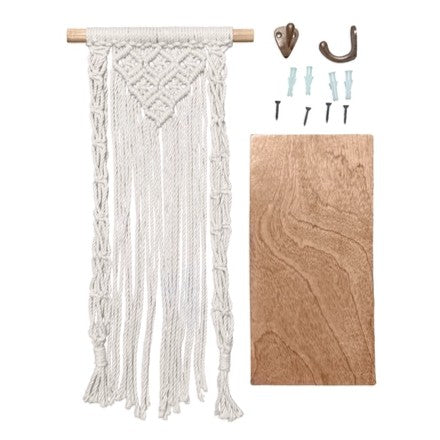 12" Macramé Wall Shelf Plant Hanger