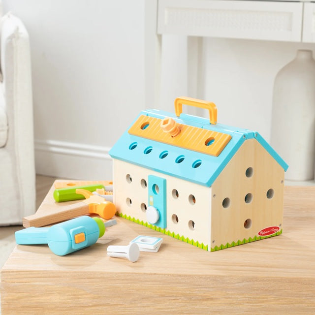 Melissa & Doug Build A House Toolbox Play Set