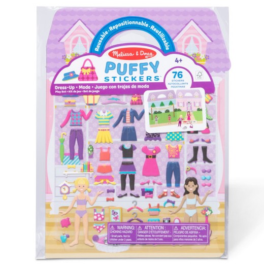 Melissa & Doug Puffy Sticker Dress - Up Play Set Melissa & Doug Puffy Sticker Dress - Up Play Set