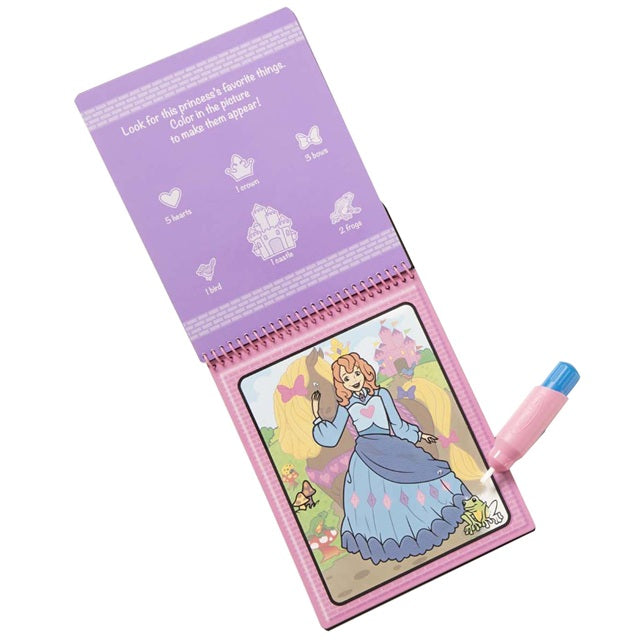 Melissa & Doug On the Go Water Wow! Water-Reveal Coloring Pad - Fairy Tale
