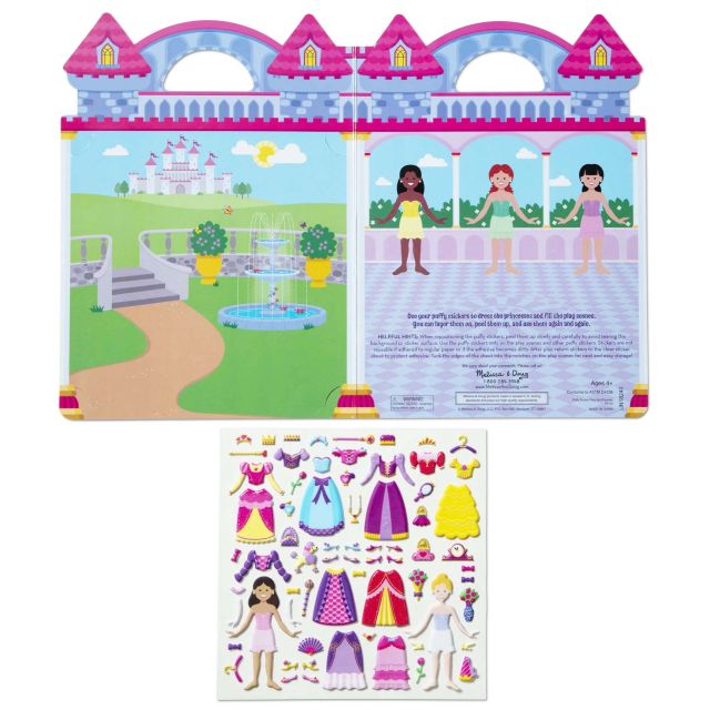 Melissa & Doug Puffy Sticker Play Set - Princess