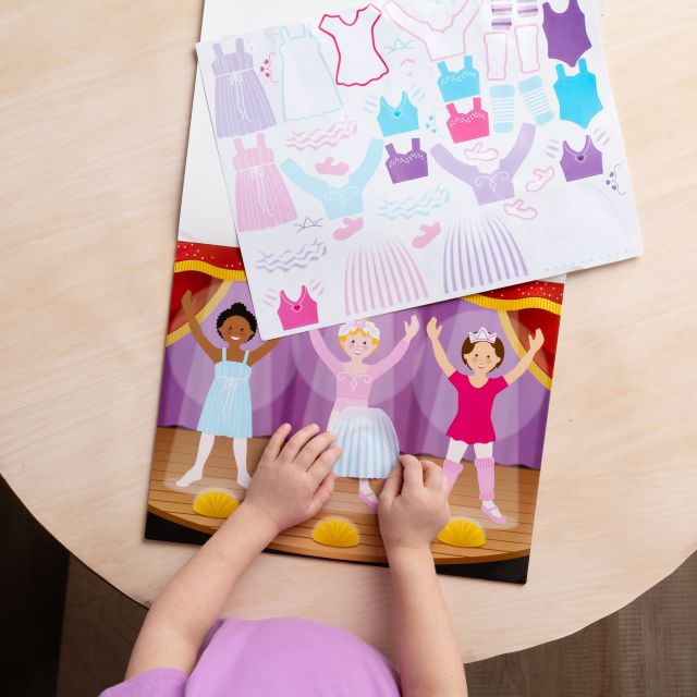 Melissa & Doug Reusable Sticker Pad - Dress-Up