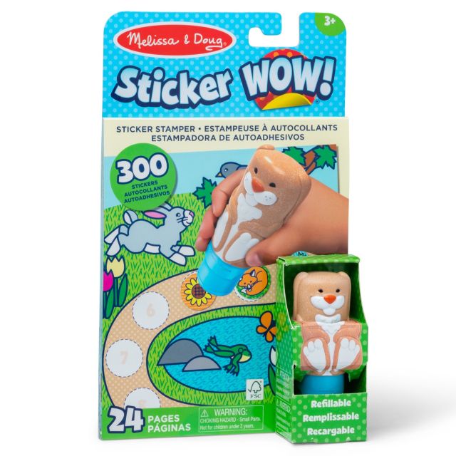 Melissa & Doug Sticker Wow! Bunny Activity Pad & Sticker Stamper