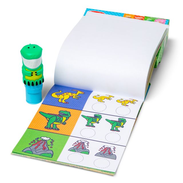Melissa & Doug Sticker Wow! Dinosaur Activity Pad & Sticker Stamper