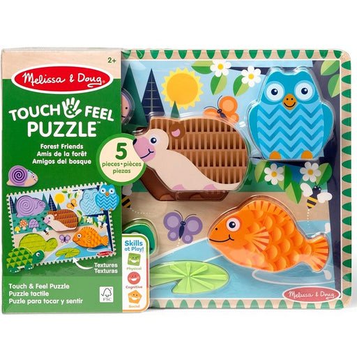 Melissa & Doug Forest Friends Touch & Feel Puzzle