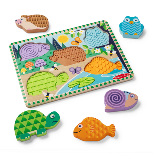 Melissa & Doug Forest Friends Touch & Feel Puzzle