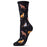 Women's Cats & Friend Bamboo Blend Socks, Black