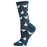 Women's Chickens Bamboo Blend Socks, Legion Blue