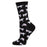Women's Cool Cows Bamboo Blend Socks, Black