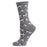 Women's Cool Cows Bamboo Blend Socks, Medium Gray Heather