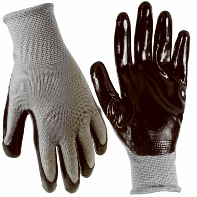 Men's True Grip Polyester Nitrile Coated Work Gloves