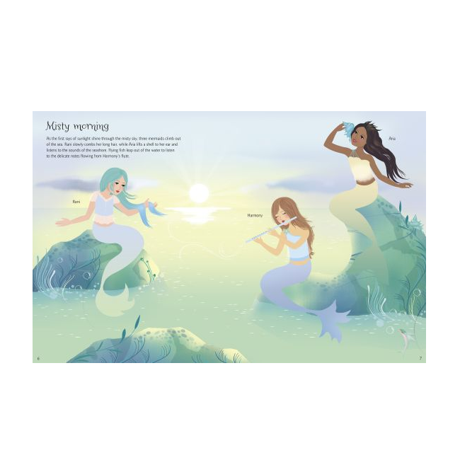 Little Sticker Dolly Dressing Mermaid Sticker Book, Usborne