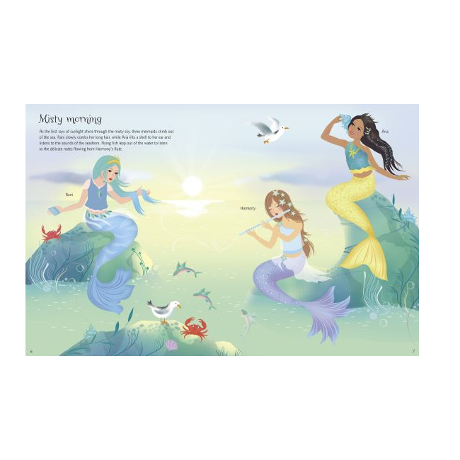Little Sticker Dolly Dressing Mermaid Sticker Book, Usborne