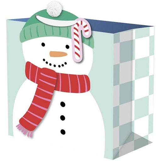 Merry Vibes Snowman Large Gift Bag