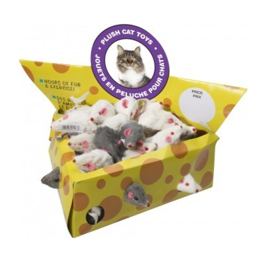 Ethical Pet SPOT Assorted Plush Mice - Cheesebox