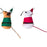 SPOT Holiday Mouse Cat Toy 4in Assorted
