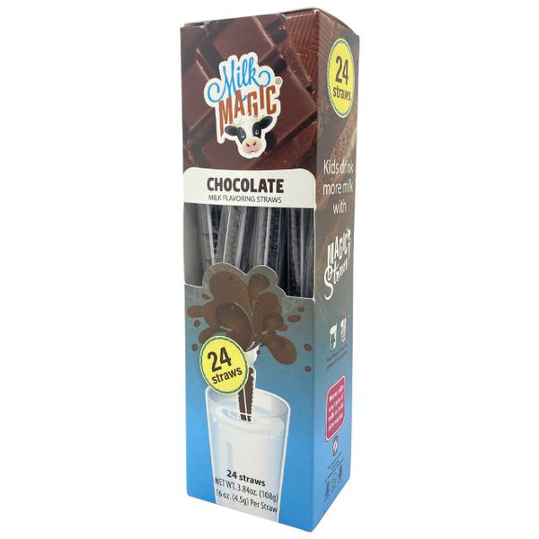 Milk Magic Chocolate Milk Flavoring Straws 24-Pack — Ellington Agway