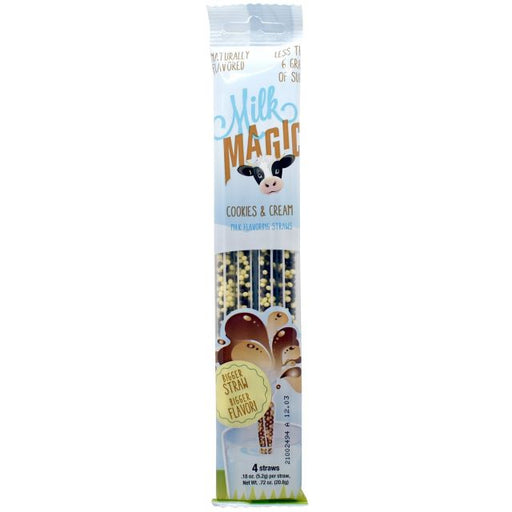 Milk Magic Cookies & Cream Milk Flavoring Straws 4-Pack