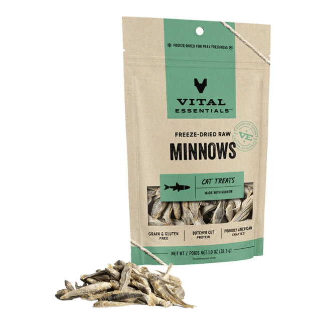 Vital Essentials Freeze-Dried Raw Minnows Cat Treats 0.5-oz