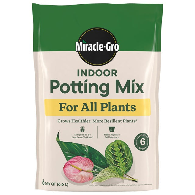 soil cover for indoor plants Miracle-Gro 6 Qt. Indoor Potting Mix