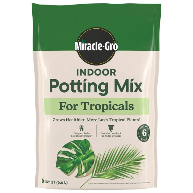 Miracle-Gro® Indoor Potting Mix for Tropicals 6-Quart