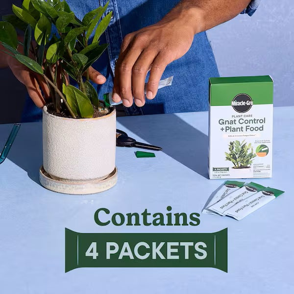 Miracle-Gro® Plant Care Gnat Control + Plant Food, 1.1 oz