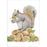 Walnut Squirrel Flour Sack Towel