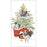 Winter Chicken Tree Flour Sack Towel