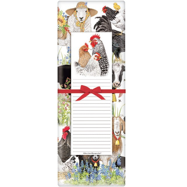 Farm Animals Notepad Set