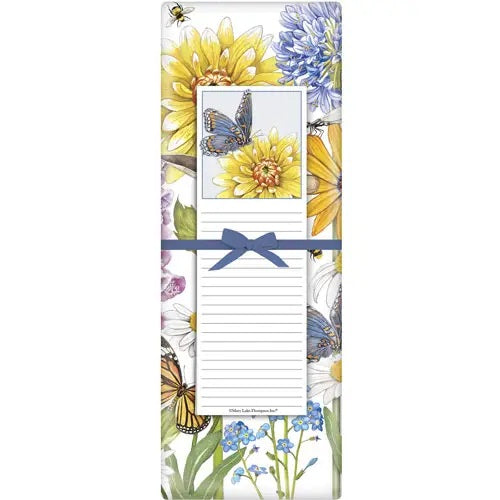 Dream Flowers Notepad & Flour Sack Towel Set