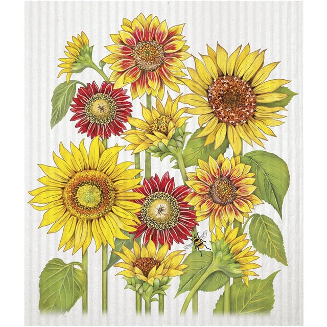 Sunflower Reusable Sponge Cloth