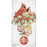 Cardinal Ornaments Holiday Flour Sack Towel