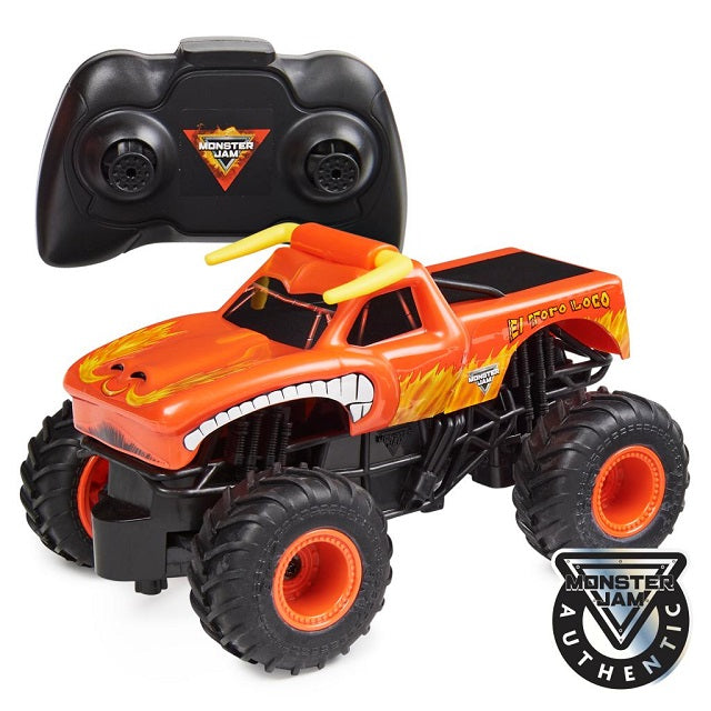 Monster Jam Remote Control Monster Truck 1:24 Scale, Assorted