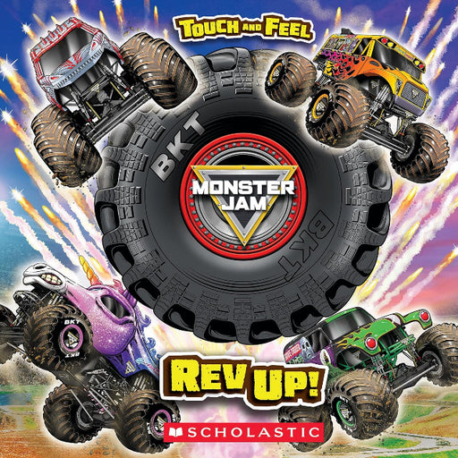 Monster Jam: Rev Up! Touch and Feel Board Book