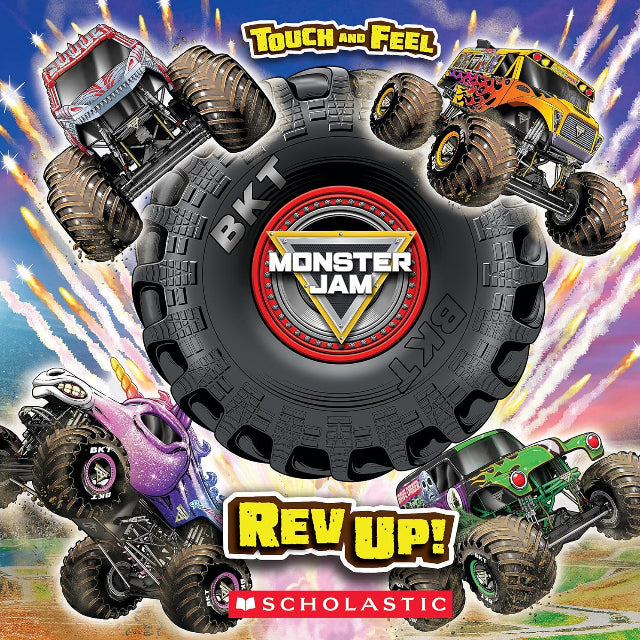 Monster Jam: Rev Up! Touch and Feel Board Book