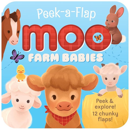 Moo Farm Babies Peek-a-Flap Board Book